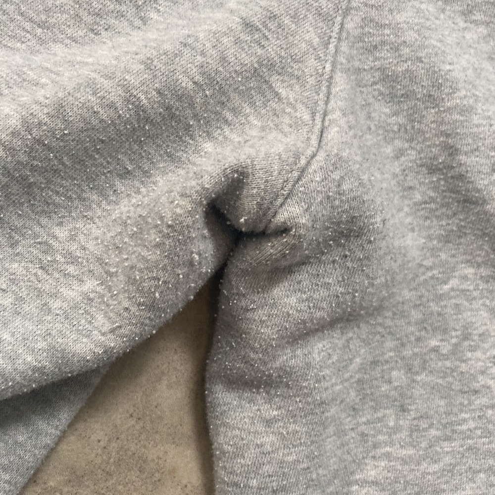 Nike Shorts Boy Sz Medium Just Do It Heather Gray Sweat Drawstring Waist Casual - Picture 7 of 11